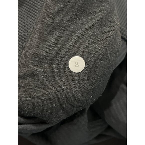 Lululemon Black Dance Studio Capri-Length Drawstring Athletic Pants Size 8 With - Picture 7 of 7